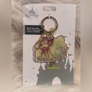 Disney Parks Astrology Zodiac Earth Sign Bambi & Thumper Bag Tag Keychain New